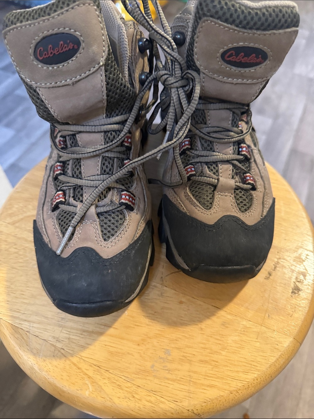 Cabela's Brown and Black Outdoor Hiking Boots